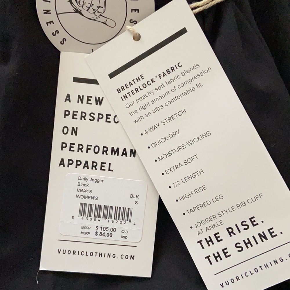 Vuori Black Track Pants - Picture 5 of 5